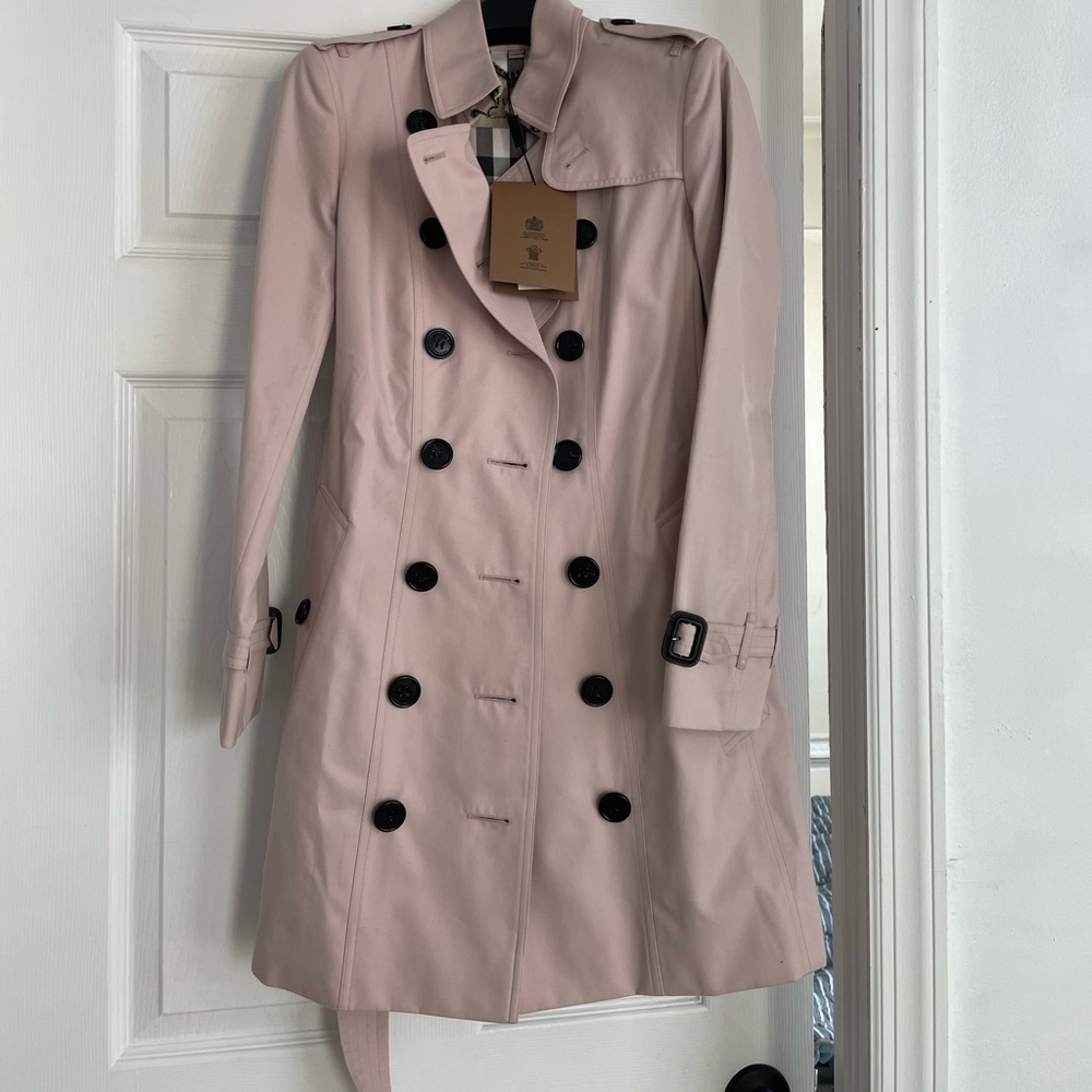 Burberry Pink Trench Coat